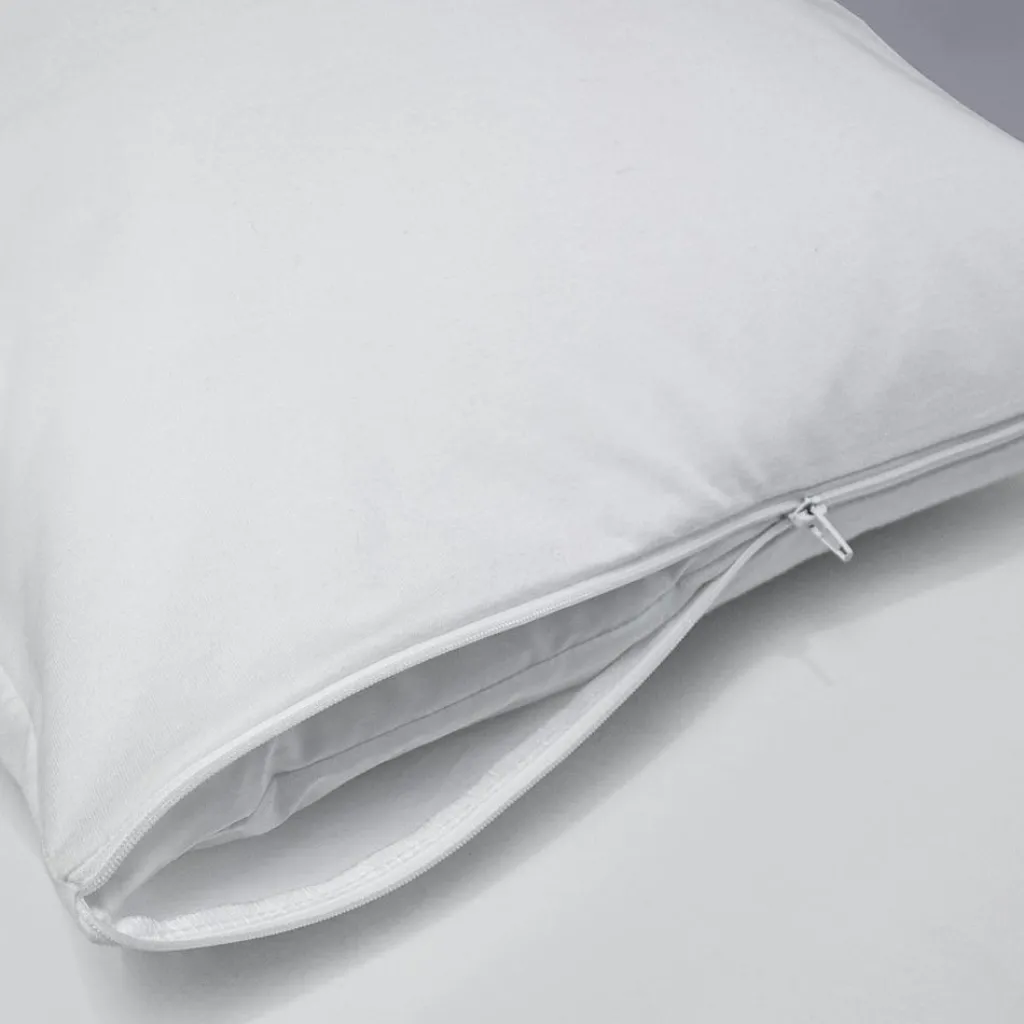 Kadolis Protège oreiller imperméable en coton bio blanc (40 x 60 cm)