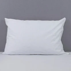 Kadolis Protège oreiller imperméable en coton bio blanc (40 x 60 cm)