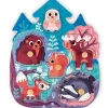 Janod Puzzle à encastrement Happy Forest (6 pièces)