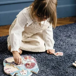 Janod Puzzle à encastrement Happy Forest (6 pièces)