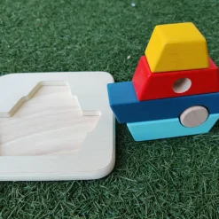 Hot Puzzle à encastrer Bateau (5 pièces) Puzzle