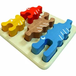 Trousselier Puzzle à encastrer Crocodile (4 pièces)