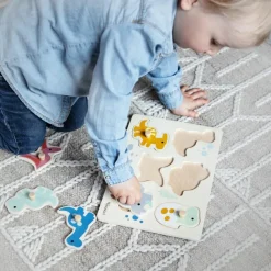 Sale Puzzle à encastrer Dinos (7 pièces) Puzzle