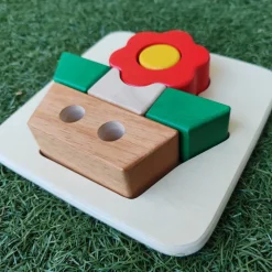 Trousselier Puzzle à encastrer Fleur (6 pièces)