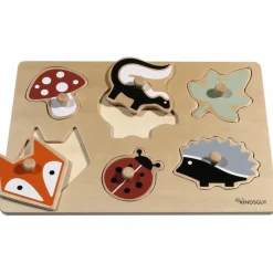 Kindsgut Puzzle à encastrer Forêt (7 pièces)
