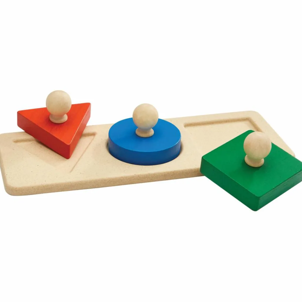 Plan Toys Puzzle à encastrer Montessori (3 pièces)