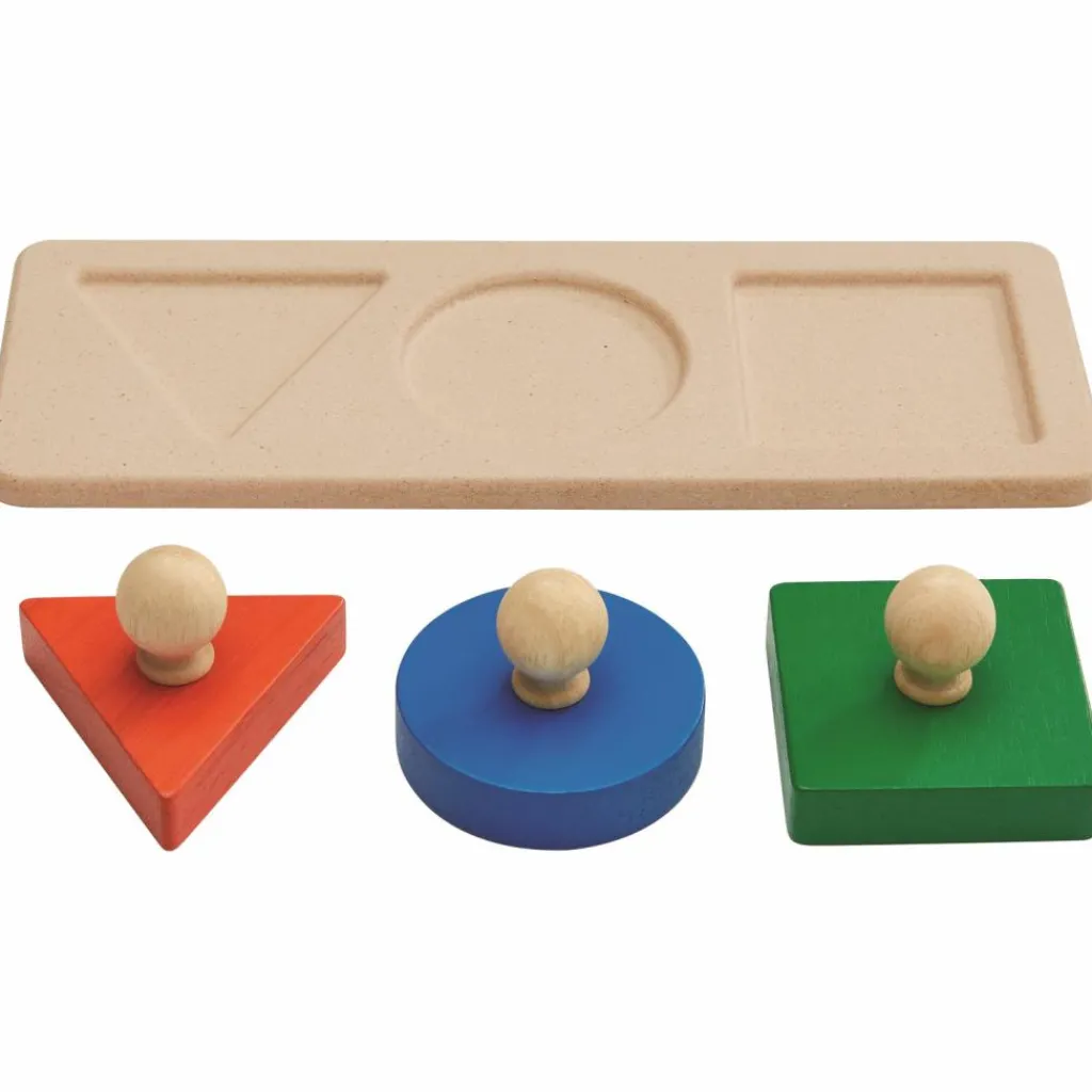 Plan Toys Puzzle à encastrer Montessori (3 pièces)