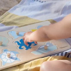 Kindsgut Puzzle à encastrer Océan (7 pièces)