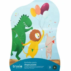 Trixie Puzzle à forme Fête d'anniversaire (36 pièces)