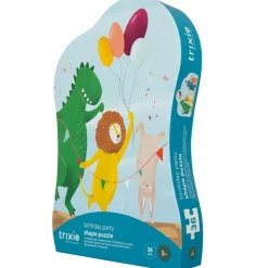 Trixie Puzzle à forme Fête d'anniversaire (36 pièces)