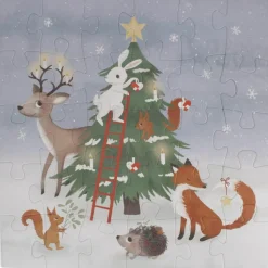 Filibabba Puzzle 30 pcs Wonderful Winter Forest Friends (45x45 cm)