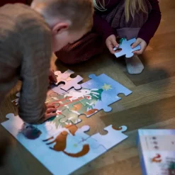 Filibabba Puzzle 30 pcs Wonderful Winter Forest Friends (45x45 cm)