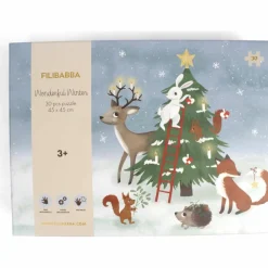 Filibabba Puzzle 30 pcs Wonderful Winter Forest Friends (45x45 cm)