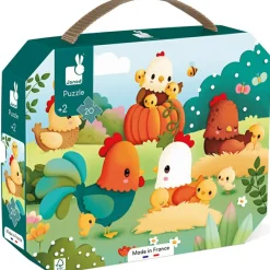 Janod Puzzle Bienvenue à la basse-cour (20 pièces)