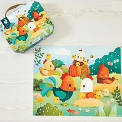 Janod Puzzle Bienvenue à la basse-cour (20 pièces)