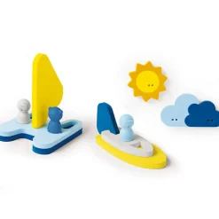 Puzzle de bain 3D bateau Mettre les voiles Jouet De Bain