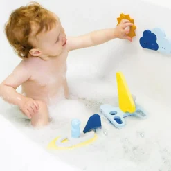 Puzzle de bain 3D bateau Mettre les voiles Jouet De Bain