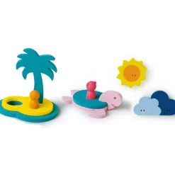 Quut Puzzle de bain 3D L'île au trésor