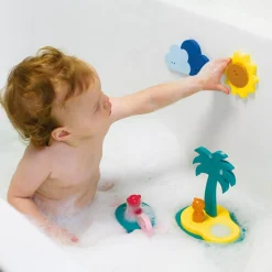 Quut Puzzle de bain 3D L'île au trésor