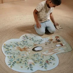 Little Dutch Puzzle de sol en carton FSC Forest Friends