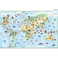 Online Puzzle d'observation avec livret Les animaux du monde (100 pièces) Puzzle