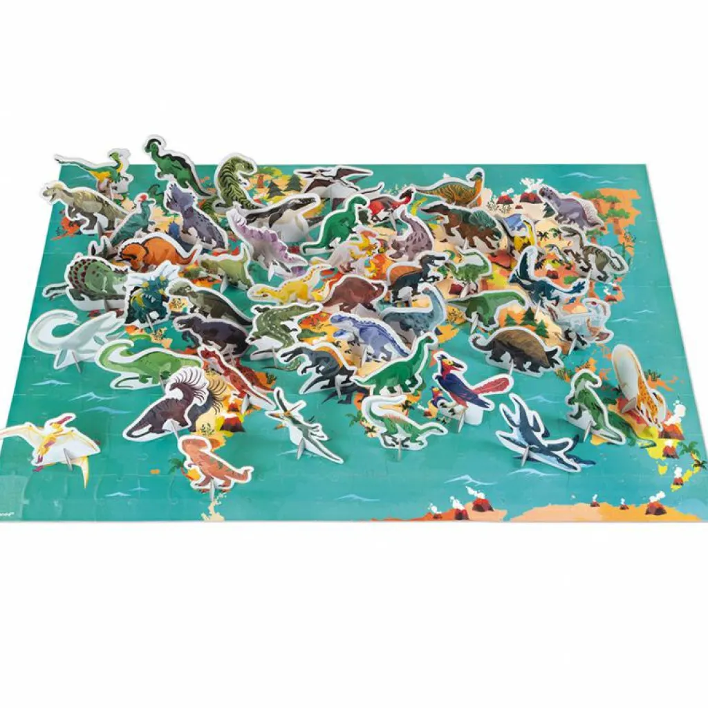New Puzzle éducatif géant Les dinosaures (200 pièces) Puzzle
