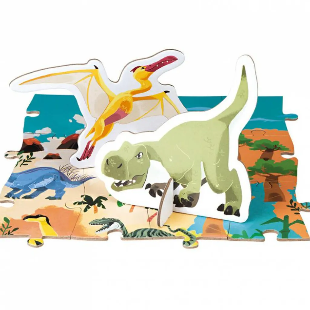 New Puzzle éducatif géant Les dinosaures (200 pièces) Puzzle