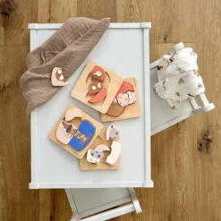 Lässig Puzzle en bois 2 pièces Little Mateys Chien-Oiseau