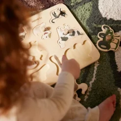 Filibabba Puzzle en bois A la ferme