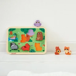 Online Puzzle en bois Chunky La forêt (8 pièces) Puzzle