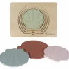 Kindsgut Puzzle en bois Coquillages (6 pièces)