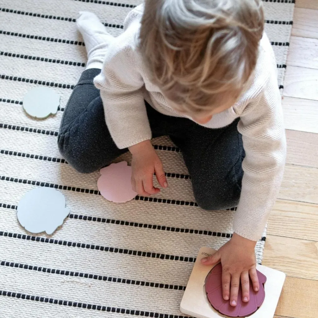 Kindsgut Puzzle en bois Coquillages (6 pièces)