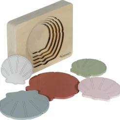 Kindsgut Puzzle en bois Coquillages (6 pièces)