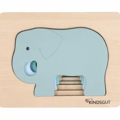 Discount Puzzle en bois Eléphant (6 pièces) Puzzle