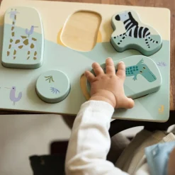 Jollein Puzzle en bois Jungle Jambo (6 pièces)