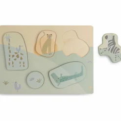 Jollein Puzzle en bois Jungle Jambo (6 pièces)