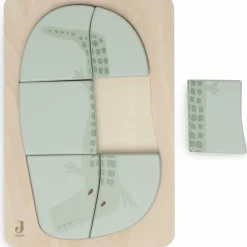 New Puzzle en bois Jungle Jambo Croco (6 pièces) Puzzle