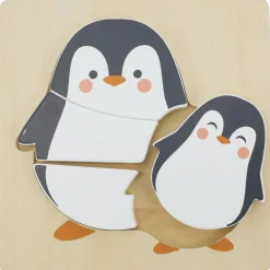 Clearance Puzzle en bois Pingouin (4 pièces) Puzzle