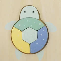 Best Puzzle en bois Tortue (5 pièces) Puzzle