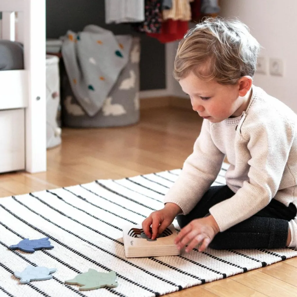 Kindsgut Puzzle en bois Tortue (6 pièces)