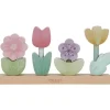 Best Puzzle fleurs à empiler en bois FSC Fairy Garden Jouet À Empiler