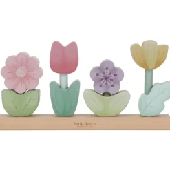 Best Puzzle fleurs à empiler en bois FSC Fairy Garden Jouet À Empiler