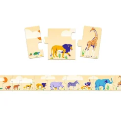 Online Puzzle frise Petits et grands (10 pièces) Puzzle