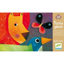 Djeco Puzzle géant La parade des Animaux (36 pièces)