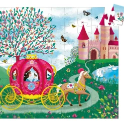 Djeco Puzzle Le carrosse d'Elise (54 pièces)
