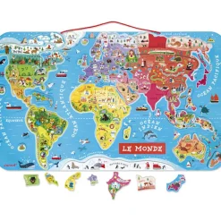 Best Puzzle mural magnétique Le monde Jeu Magnétique
