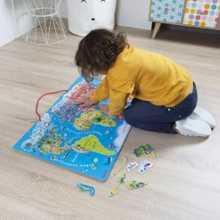 Best Puzzle mural magnétique Le monde Jeu Magnétique