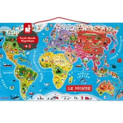 Best Puzzle mural magnétique Le monde Jeu Magnétique