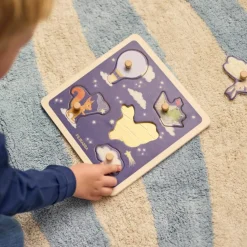 Filibabba Puzzle sensoriel en bois Little Adventurers