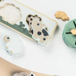 Done by Deer Puzzle sensoriel Tiny farm Multicolore